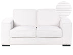 2 Seater Jumbo Cord Sofa White VIKRAN
