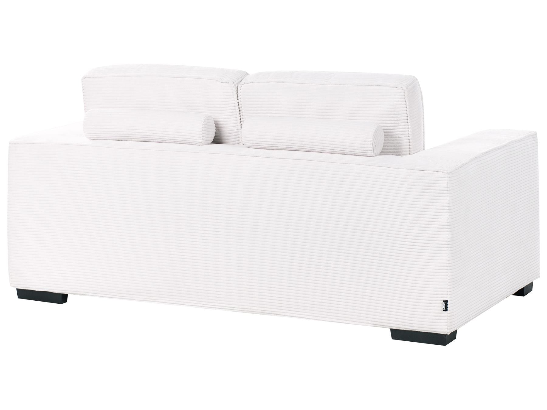 2 Seater Jumbo Cord Sofa White VIKRAN