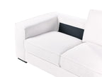 2 Seater Jumbo Cord Sofa White VIKRAN