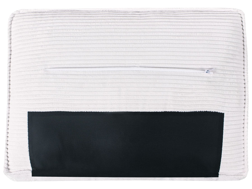 2 Seater Jumbo Cord Sofa White VIKRAN