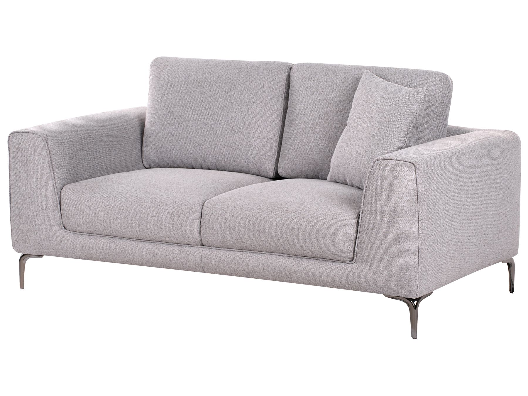 2 Seater Fabric Sofa Grey REINEN