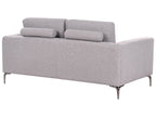 2 Seater Fabric Sofa Grey REINEN
