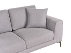 2 Seater Fabric Sofa Grey REINEN
