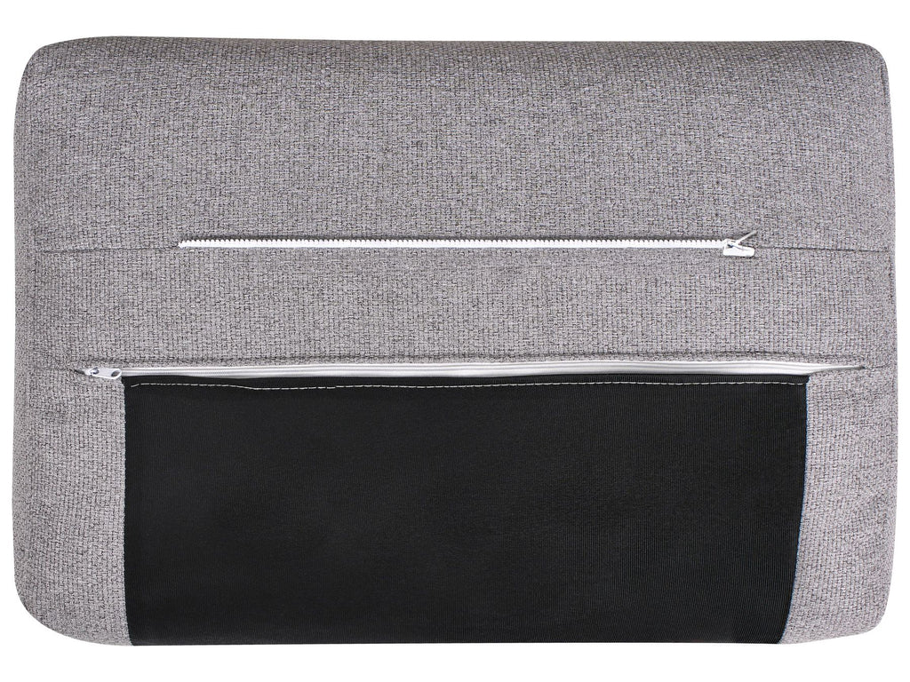 2 Seater Fabric Sofa Grey REINEN