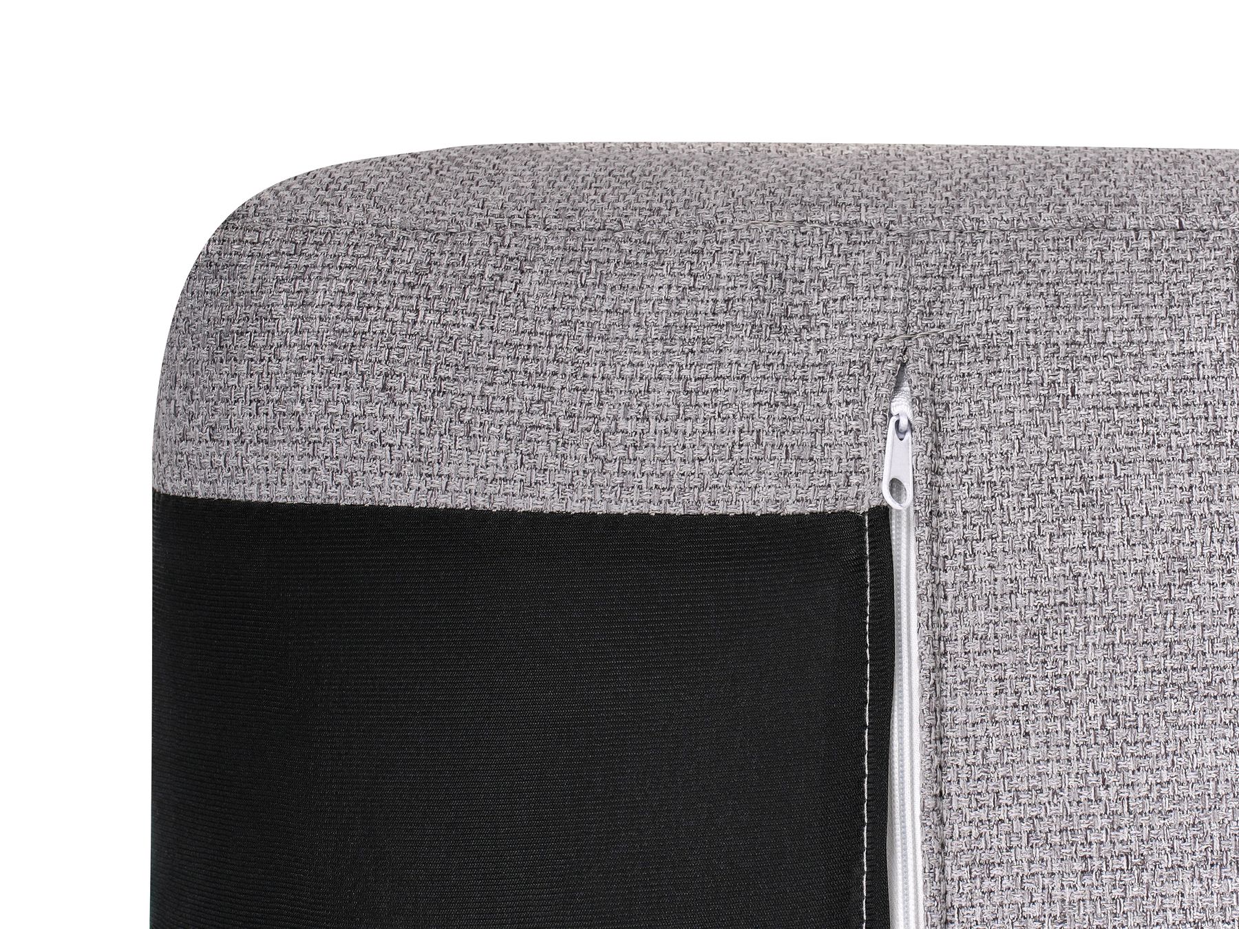 2 Seater Fabric Sofa Grey REINEN