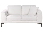 2 Seater Fabric Sofa White REINEN