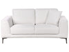 2 Seater Fabric Sofa White