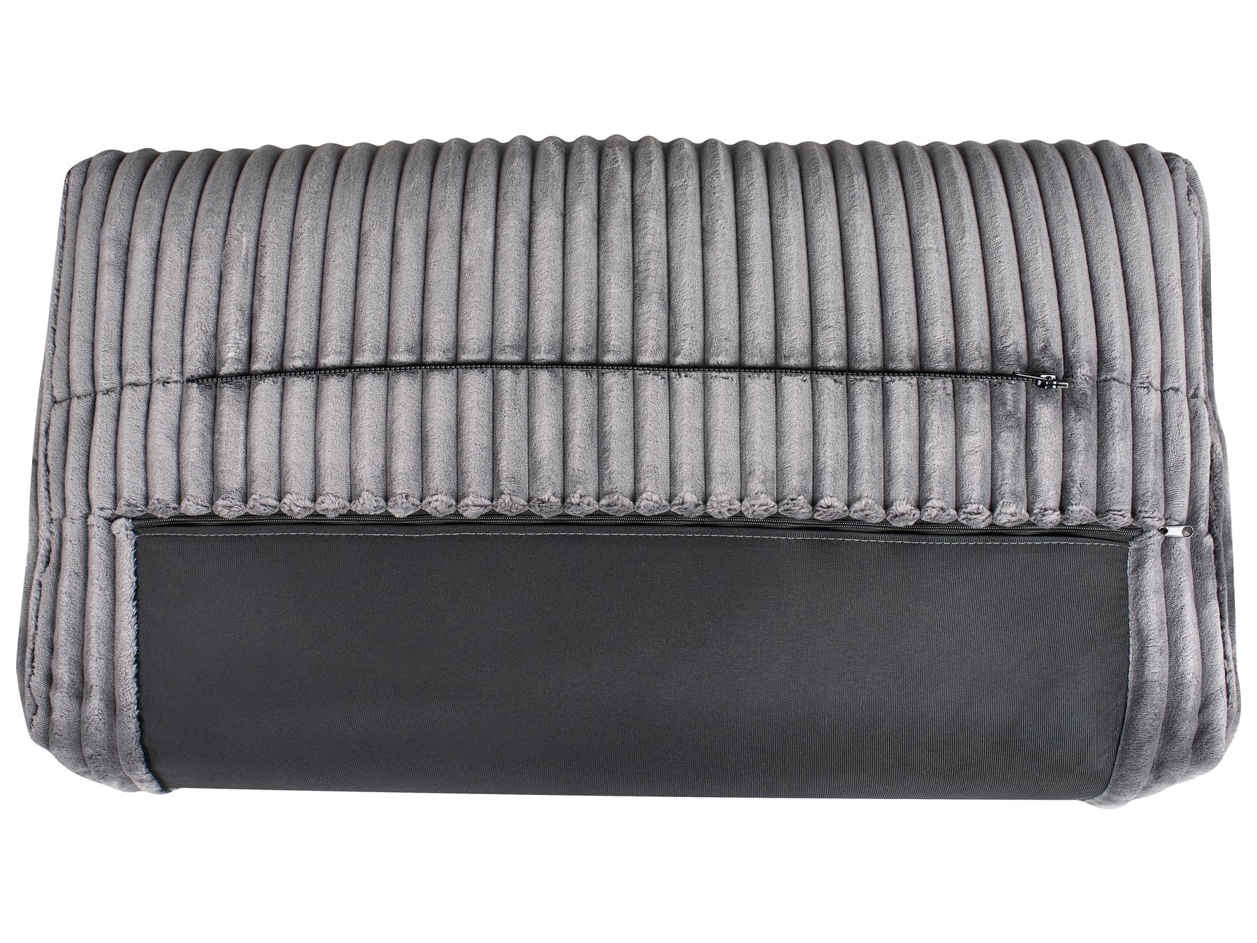 3 Seater Jumbo Cord Sofa Grey SANDORA
