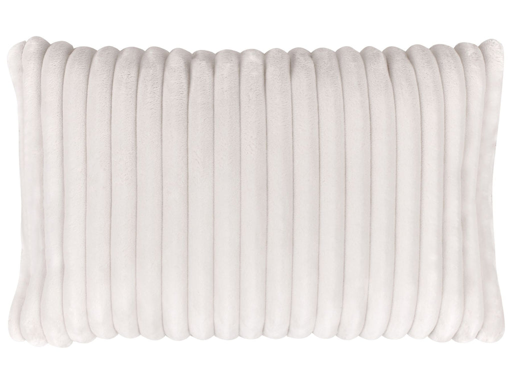 3 Seater Jumbo Cord Sofa Off White SANDORA