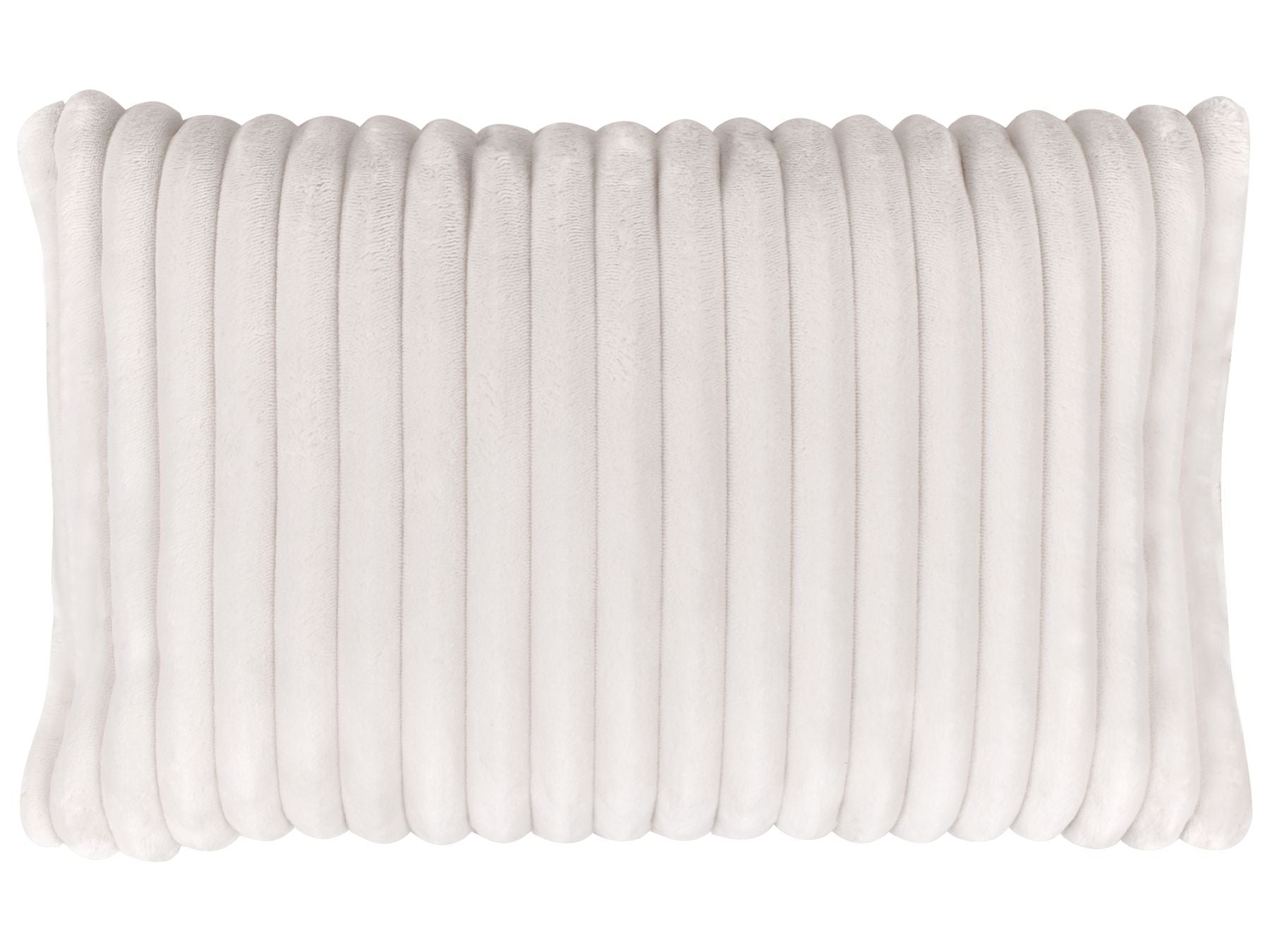 3 Seater Jumbo Cord Sofa Off White SANDORA