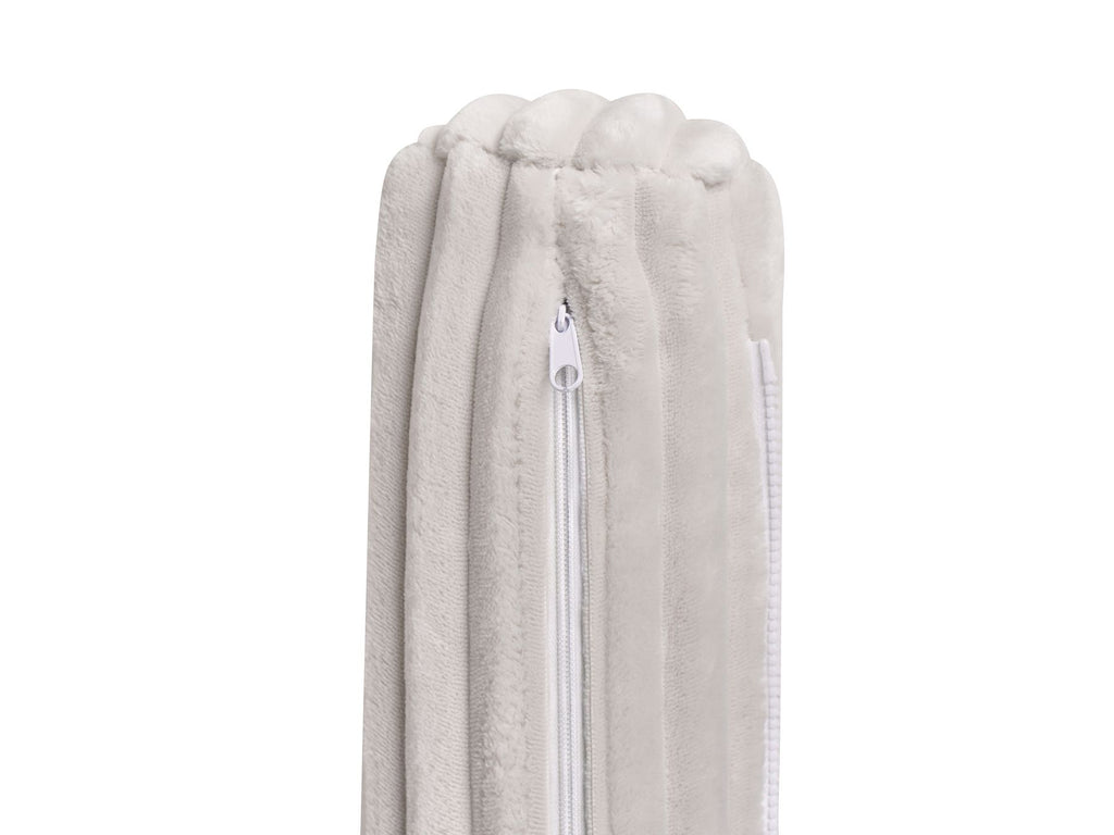 3 Seater Jumbo Cord Sofa Off White SANDORA