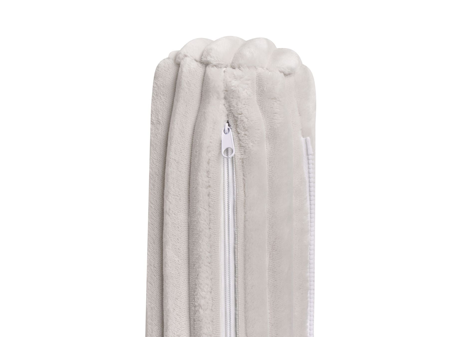 3 Seater Jumbo Cord Sofa Off White SANDORA