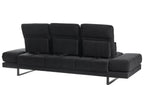 Fabric 3 Seater Sofa Black IKAST