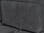 Fabric 3 Seater Sofa Black IKAST