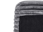 Corner Sofa LOFOTEN Corduroy Dark Grey 4 Seater Right Hand