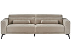 3 Seater Boucle Sofa Taupe ANGE