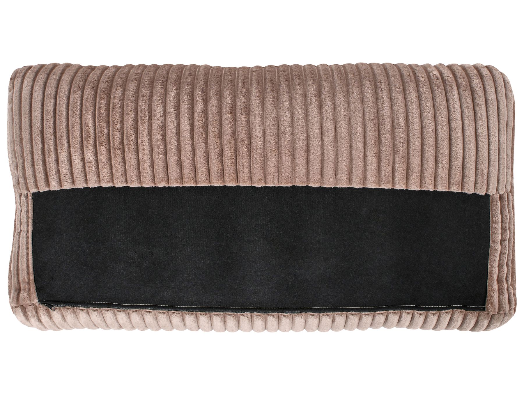 Corner Sofa LOFOTEN Corduroy Light Brown 3 Seater Right Hand