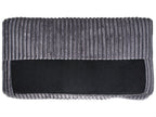 Corner Sofa LOFOTEN Corduroy Dark Grey 3 Seater Right Hand