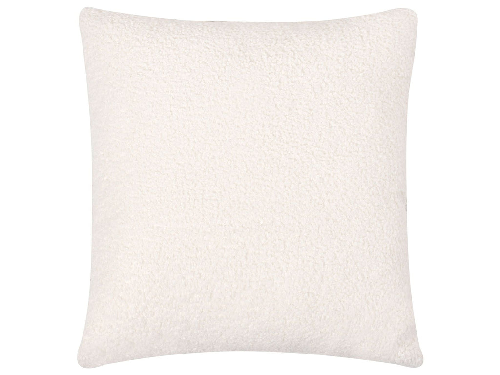 3 Seater Boucle Sofa Off-White LUVOS