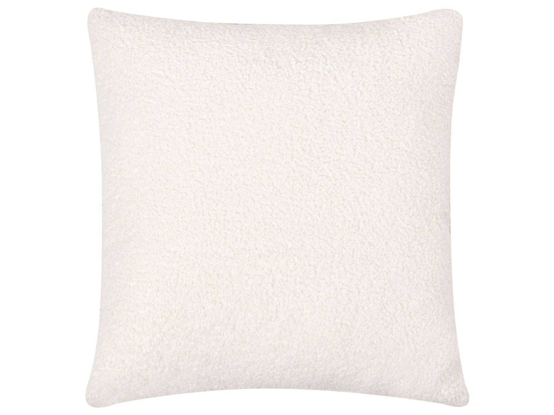 3 Seater Boucle Sofa Off-White LUVOS