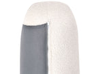 3 Seater Boucle Sofa Off-White LUVOS