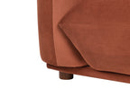 3 Seater Velvet Sofa Golden Brown LUVOS