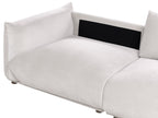 3 Seater Velvet Sofa Taupe LUVOS