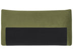 3 Seater Velvet Sofa Green LUVOS