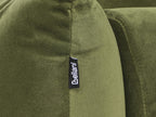 3 Seater Velvet Sofa Green LUVOS