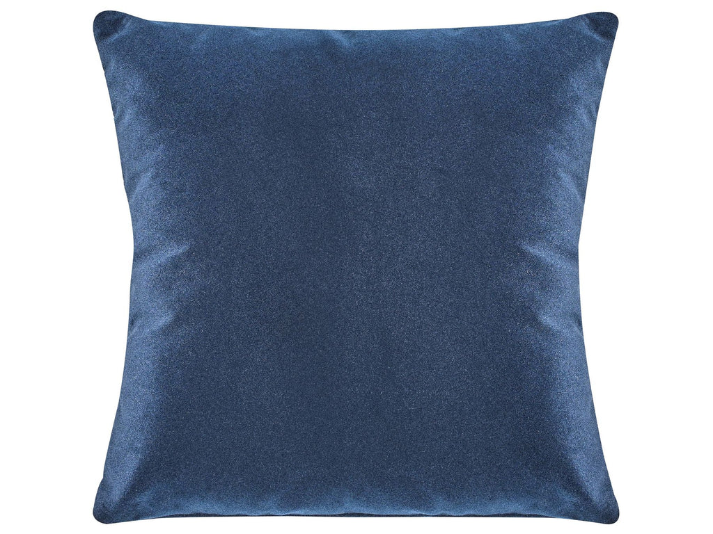 3 Seater Velvet Sofa Dark Blue LUVOS