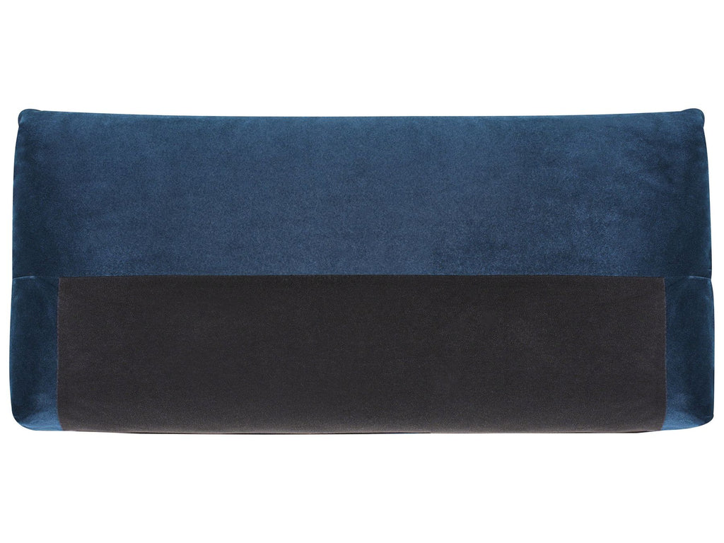 3 Seater Velvet Sofa Dark Blue LUVOS