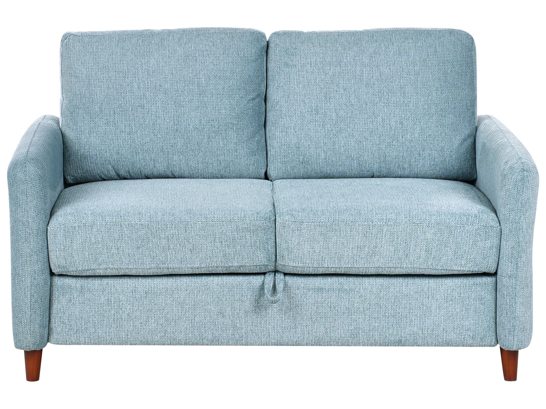 2 Seater Fabric Sofa with Storage Blue MARE