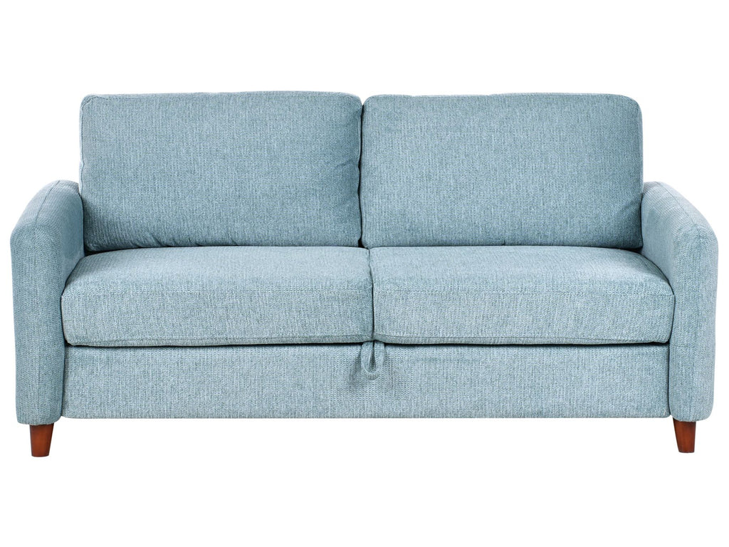 3 Seater Fabric Sofa with Storage Blue MARE