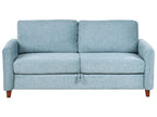3 Seater Fabric Sofa with Storage Blue MARE