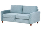 3 Seater Fabric Sofa with Storage Blue MARE