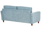 3 Seater Fabric Sofa with Storage Blue MARE