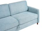 3 Seater Fabric Sofa with Storage Blue MARE