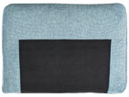 3 Seater Fabric Sofa with Storage Blue MARE