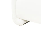 3 Seater Fabric Sofa White SALAND