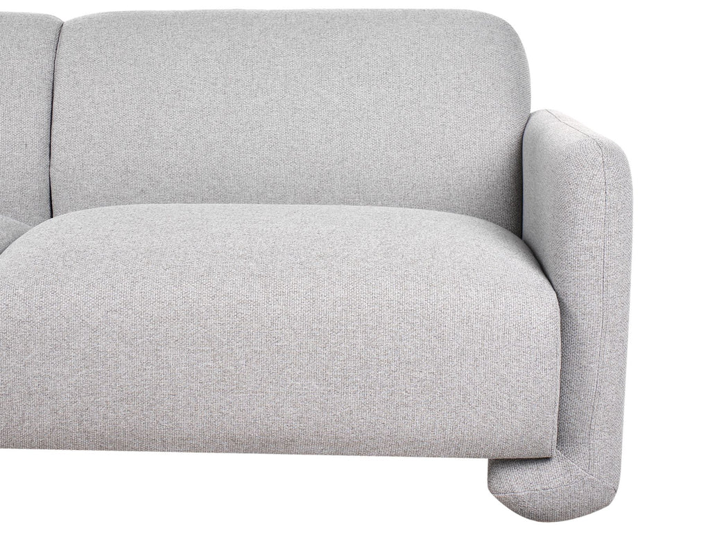 3 Seater Fabric Sofa Grey SALAND