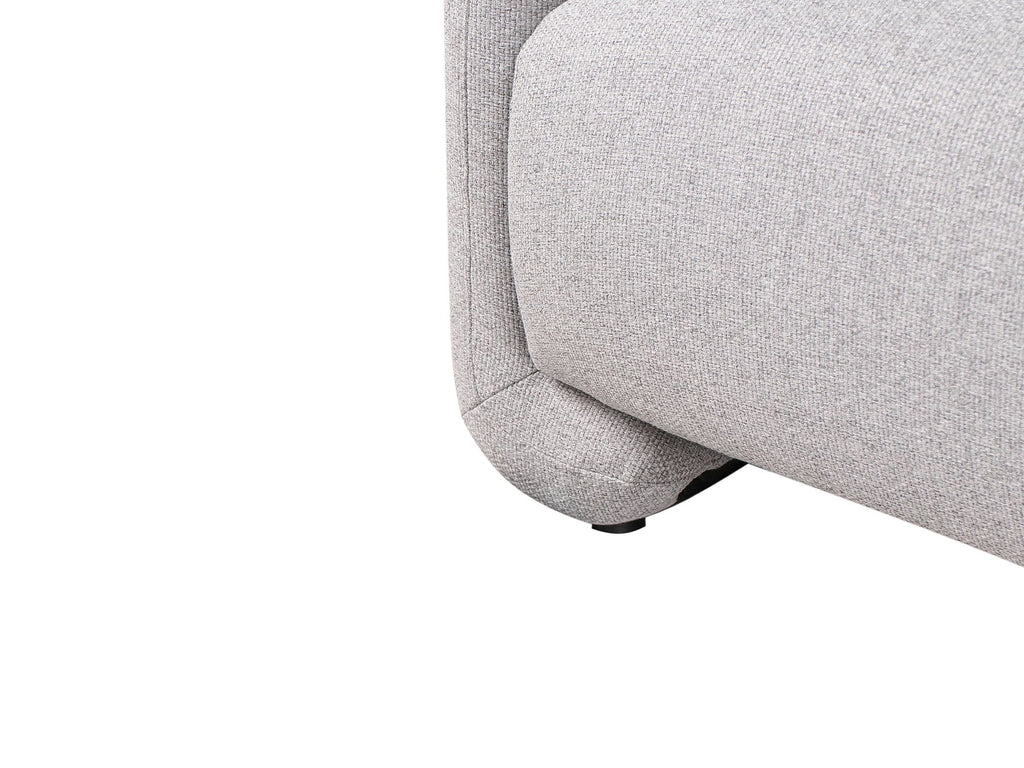 3 Seater Fabric Sofa Grey SALAND