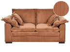 2 Seater Jumbo Cord Sofa Brown TIRRO