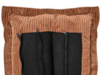 2 Seater Jumbo Cord Sofa Brown TIRRO