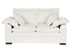 2 Seater Jumbo Cord Sofa White TIRRO