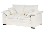 2 Seater Jumbo Cord Sofa White TIRRO