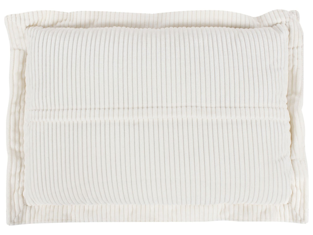 2 Seater Jumbo Cord Sofa White TIRRO