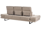 Fabric 3 Seater Sofa Taupe IKAST