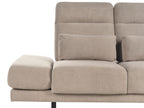 Fabric 3 Seater Sofa Taupe IKAST