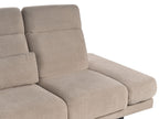 Fabric 3 Seater Sofa Taupe IKAST