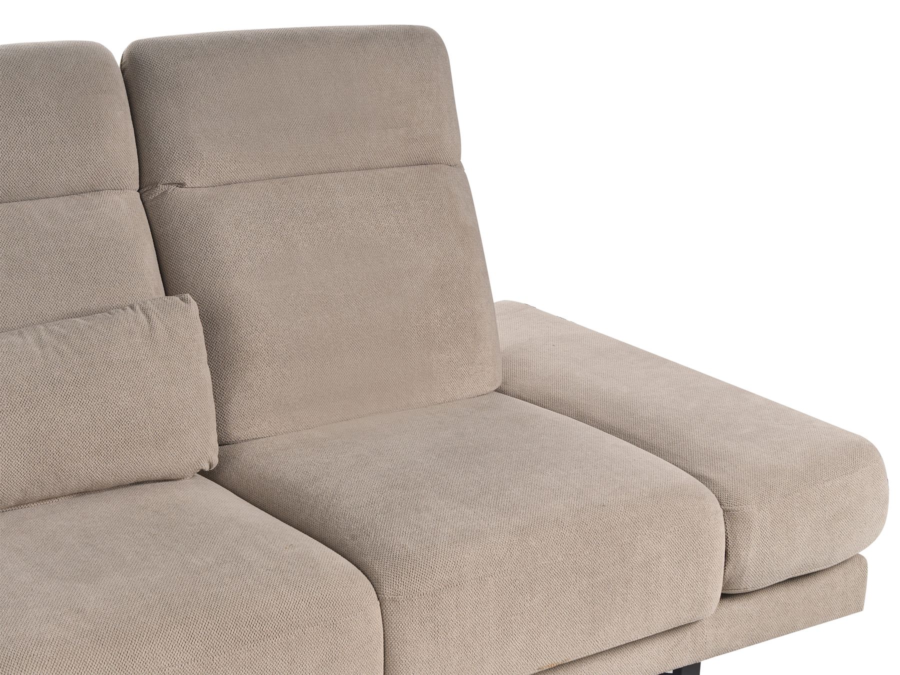 Fabric 3 Seater Sofa Taupe IKAST